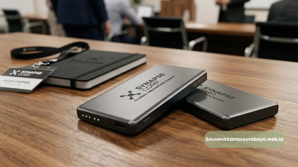 Corporate Powerbank Slim Fast Charging Seminar Surabaya