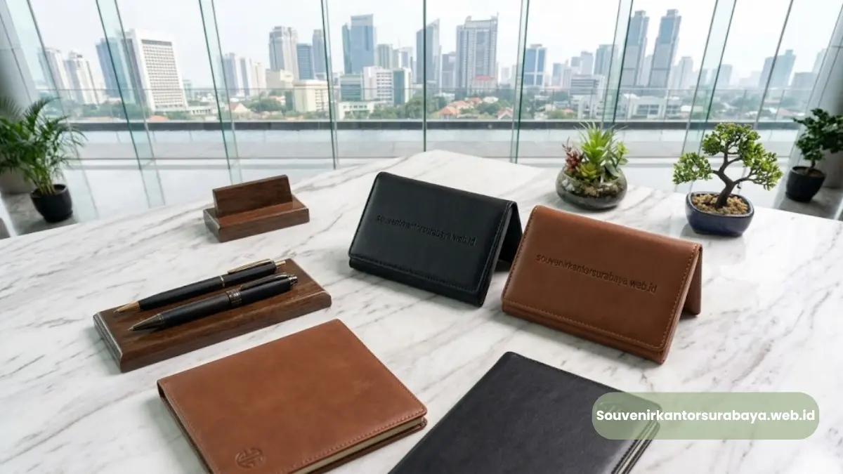 Desain Dompet Kartu Nama Kulit Elegan untuk Mitra Bisnis