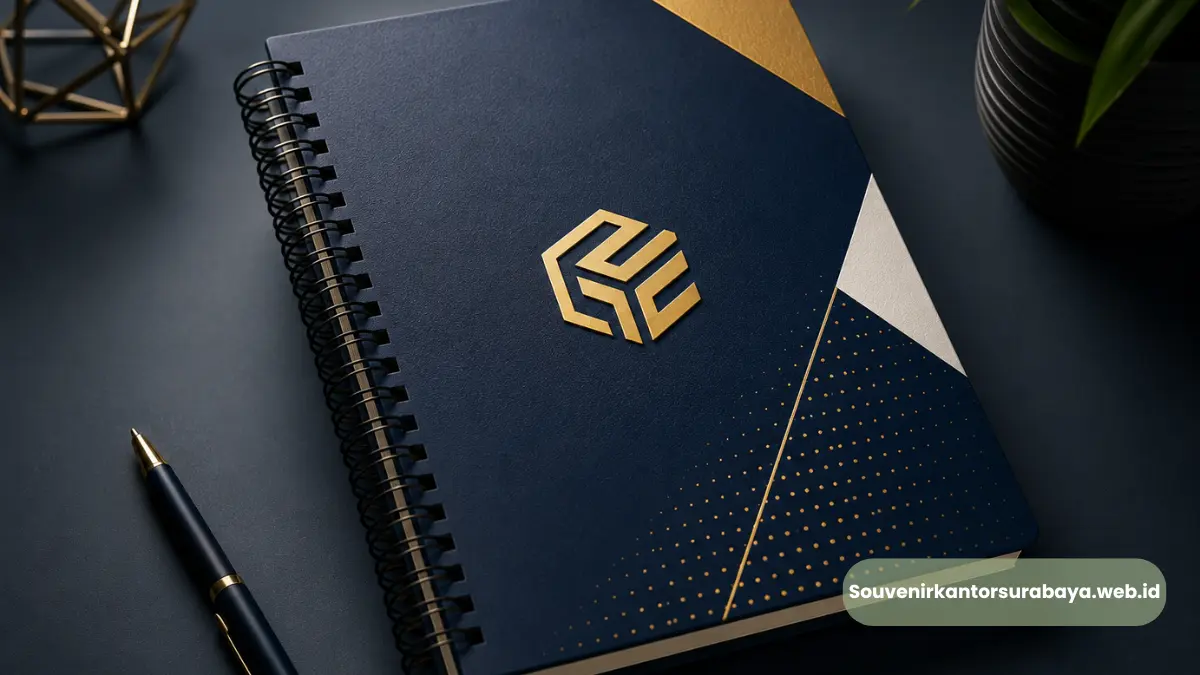 Desain Vektor Logo untuk Cetak Block Note Hard Cover
