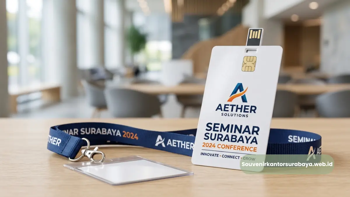 Flashdisk Kartu Souvenir Seminar Kantor Surabaya
