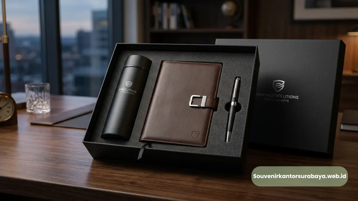 Detail Gift Set Kantor Elegan untuk Mitra Bisnis