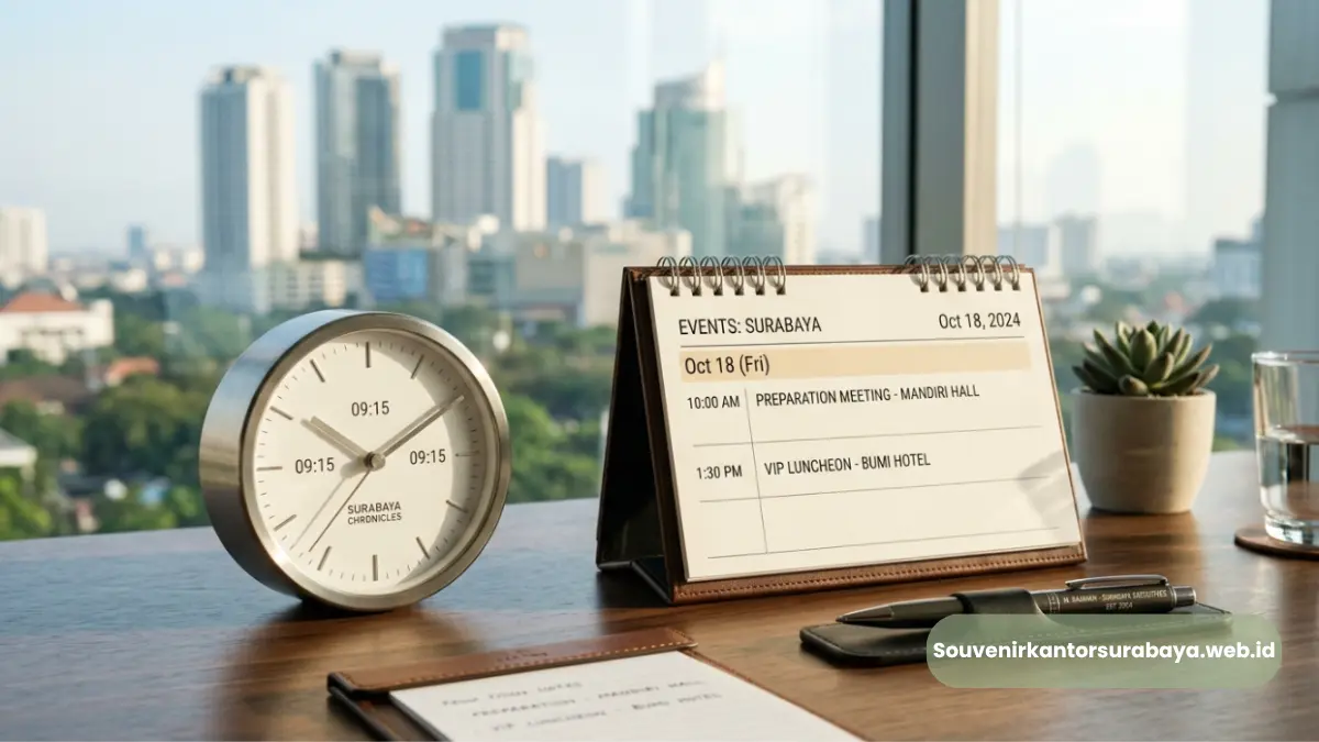 Jadwal Pemesanan Souvenir Kantor Surabaya