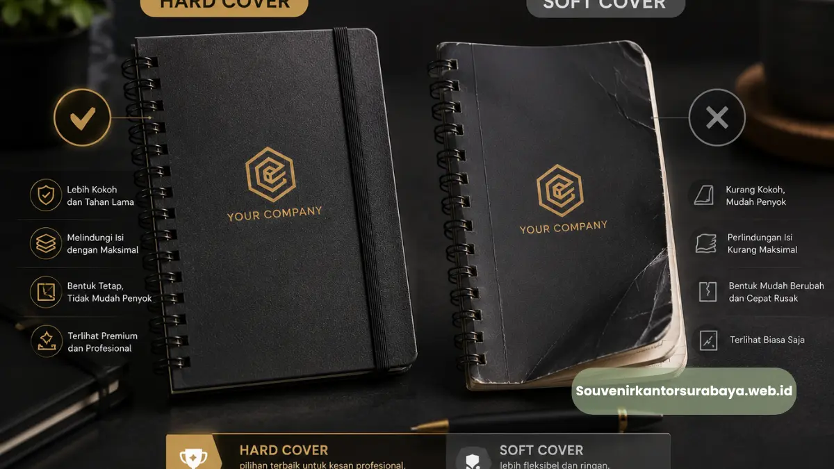 Keunggulan Material Hard Cover Dibanding Notebook Biasa untuk Kebutuhan Korporat