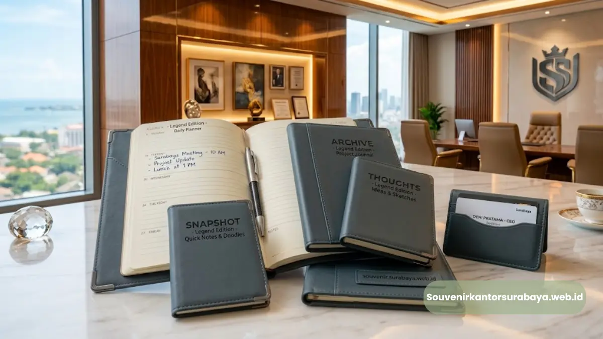 Perbedaan Kulit Asli dan Sintetis pada Souvenir Kantor Eksekutif