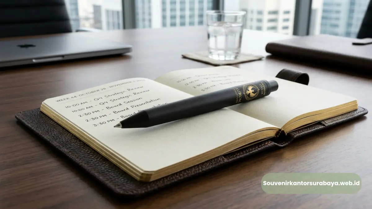 Pulpen metal stylus retensi merek korporat