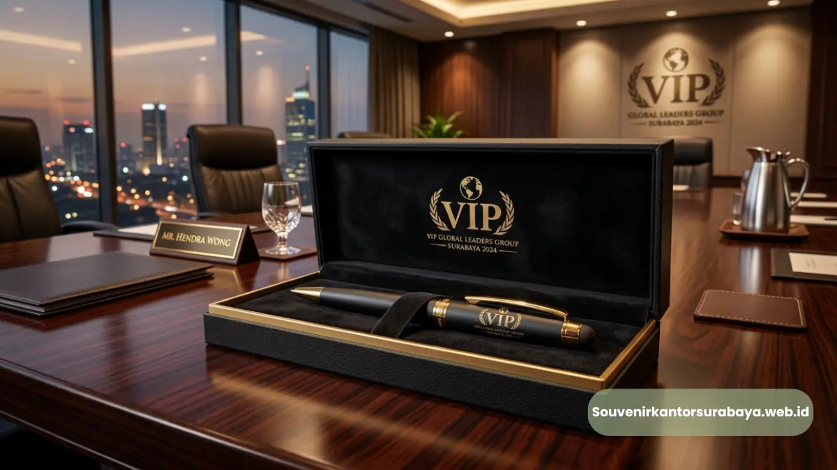 Pulpen metal stylus souvenir tamu VIP gathering